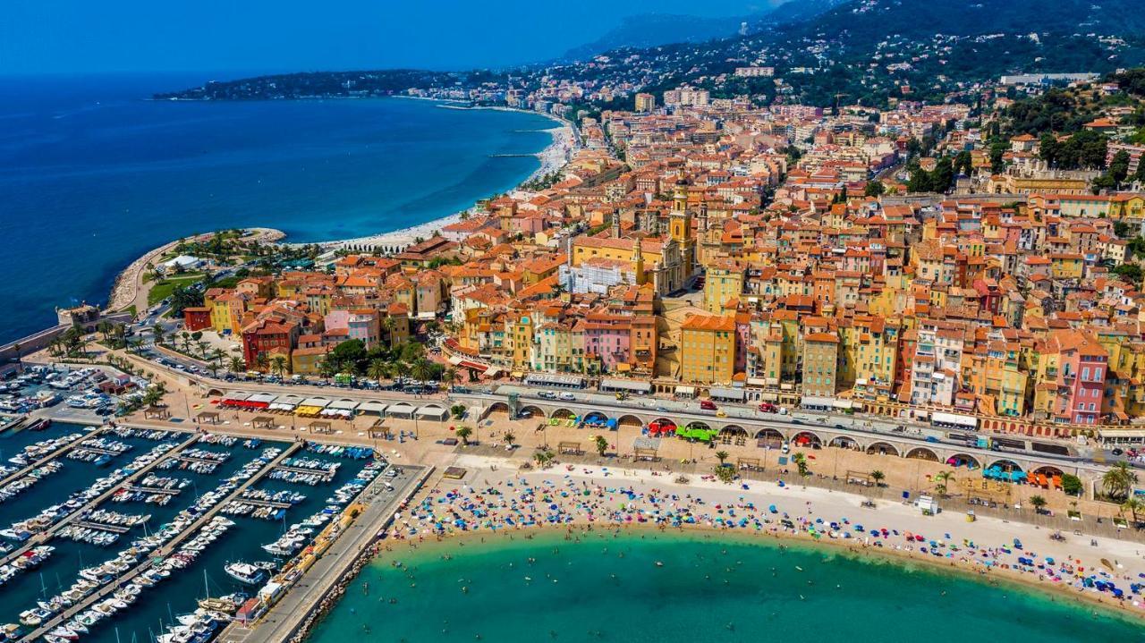 Superbe 2 Pieces Neuf A 100M De La Plage Menton Exterior foto